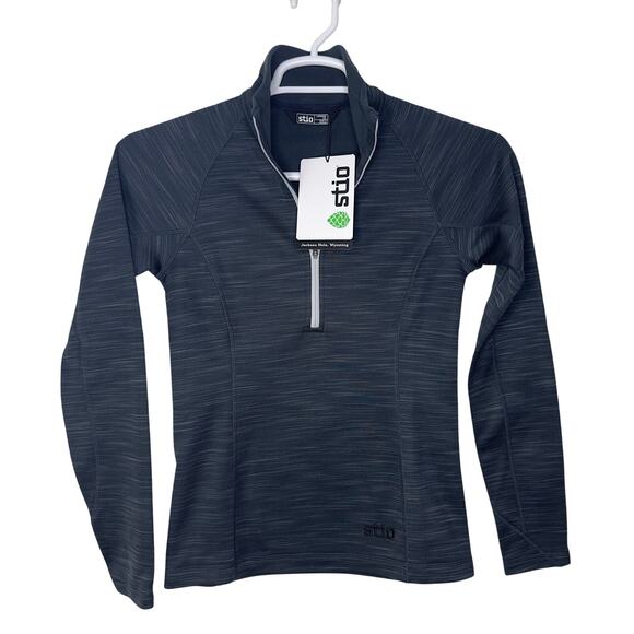 Stio Tops - Stio Gannett Peak Fleece Karuishi 1/2 Zip Women XS Gray Pullover Hiking NWT